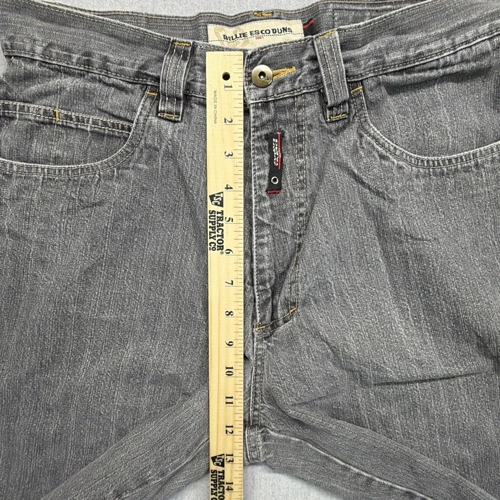 Vintage Willie Esco Jean Shorts Mens 32 Black Denim Skater Hip Hop‎ Urban Baggy